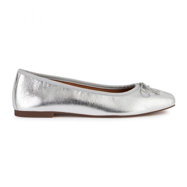 Geox Marsilea Ballet Pumps Prateado EU 37 Mulher