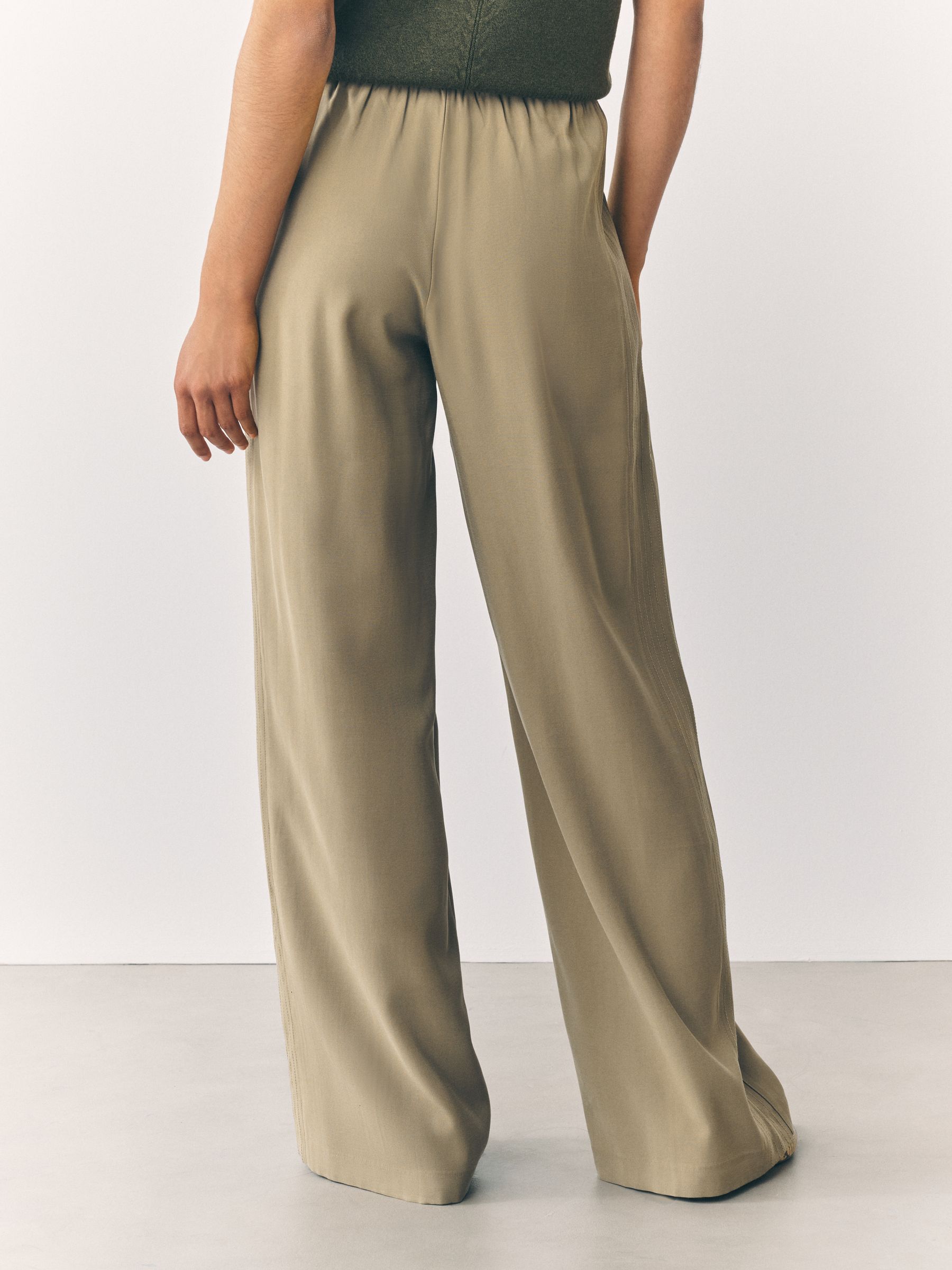 Neutraal - Side Stitch Wide Leg Trousers