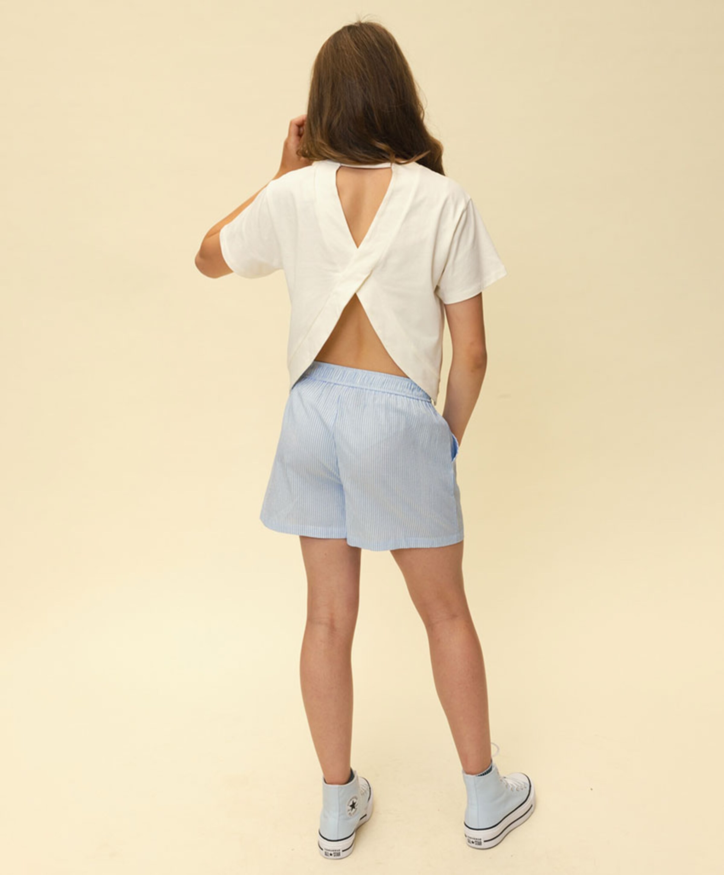 Looxs 10Sixteen meisjes korte broek blauw