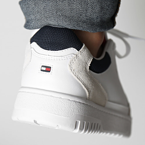Baskets Core Leather Mix 5058 White