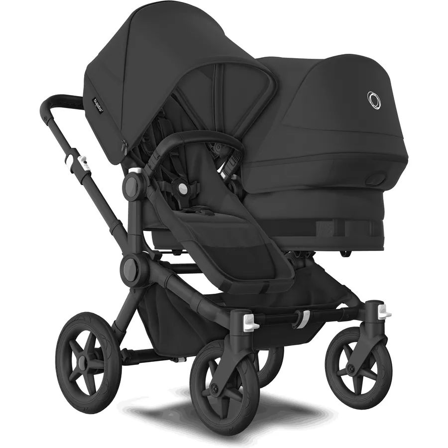 bugaboo Geschwisterwagen Donkey 5 Duo Complete BlackMidnight Black