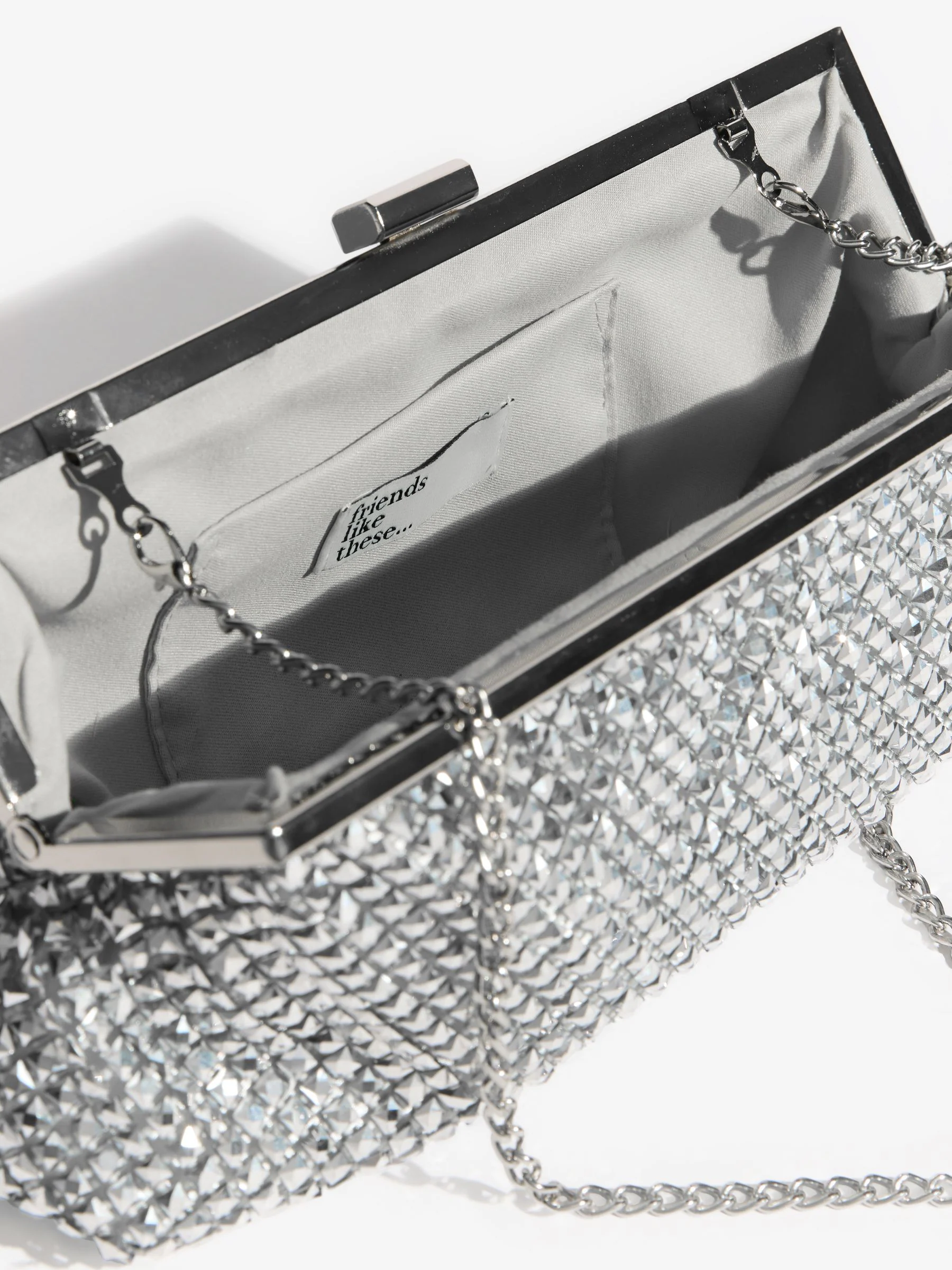 Zilver - Friends Like These Chain Mail Clutch