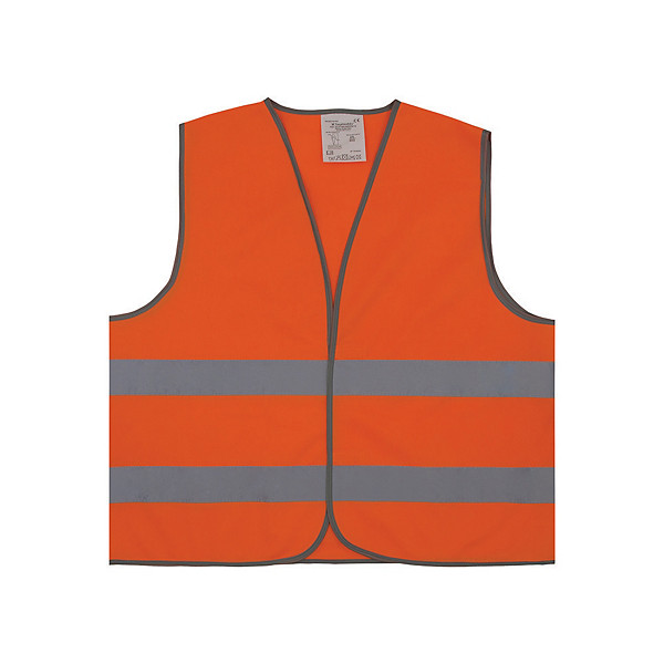 Gilet de signalisation 2 bandes orange XL