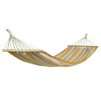 Hangmat polyester/katoen gestreept