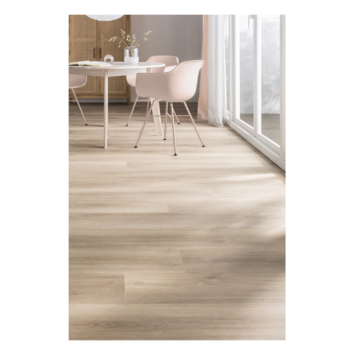 Kleurstaal Le Noir & Blanc click PVC Madero rechte stroken naturel eiken houtlook
