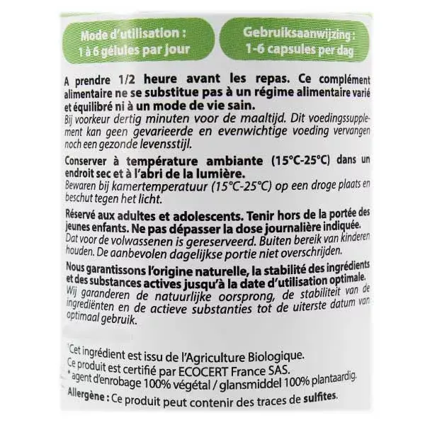 Vit'all+ Clorela Orgânica 500mg 100 Cápsulas Vegetais