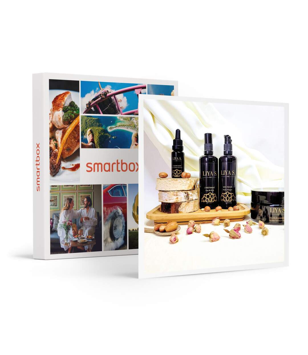 Coffret de 4 soins naturels pour le visage issus de plantes du Maroc livrés à domicile - SMARTBOX - Coffret Cadeau Bien-être