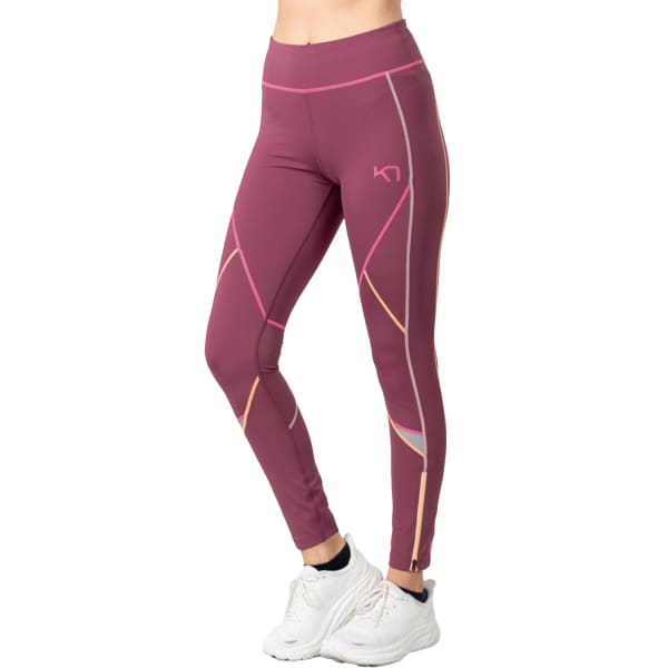Collant running KARI TRAA LOUISE 2.0 TIGHTS PLUM