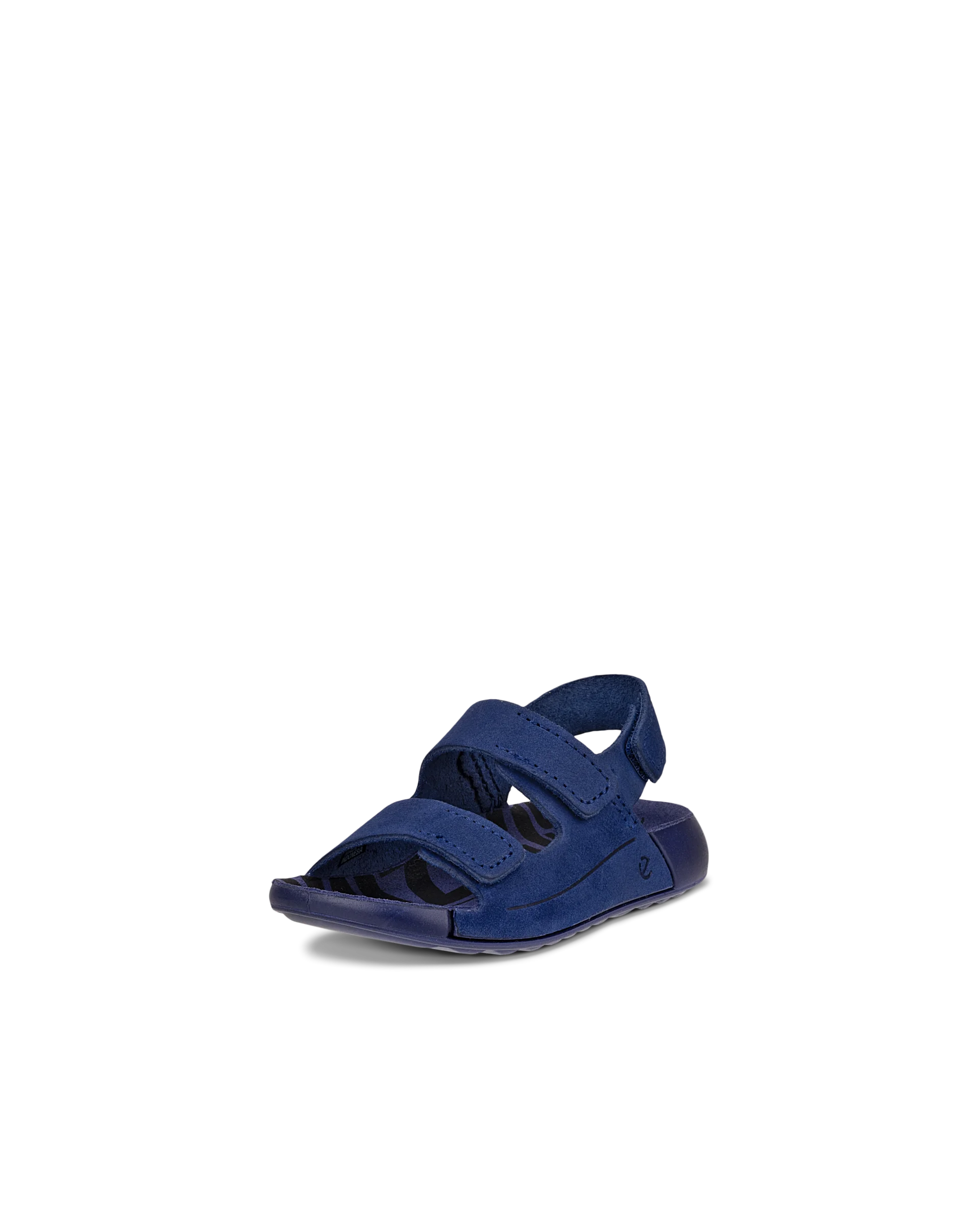 ECCO COZMO INFANT Kinder Nubuksandale mit zwei Riemen Blau
