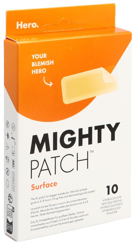 HERO. MIGHTY PATCH Mighty Patch Surface 10 Stk