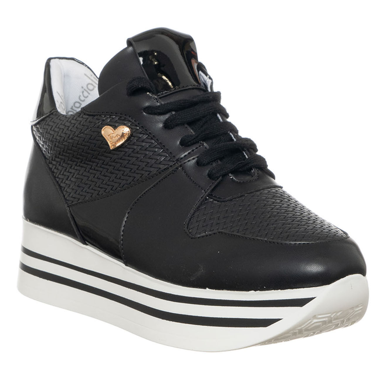 Tua By Braccialini Sneakers en Cuir Bonie noires