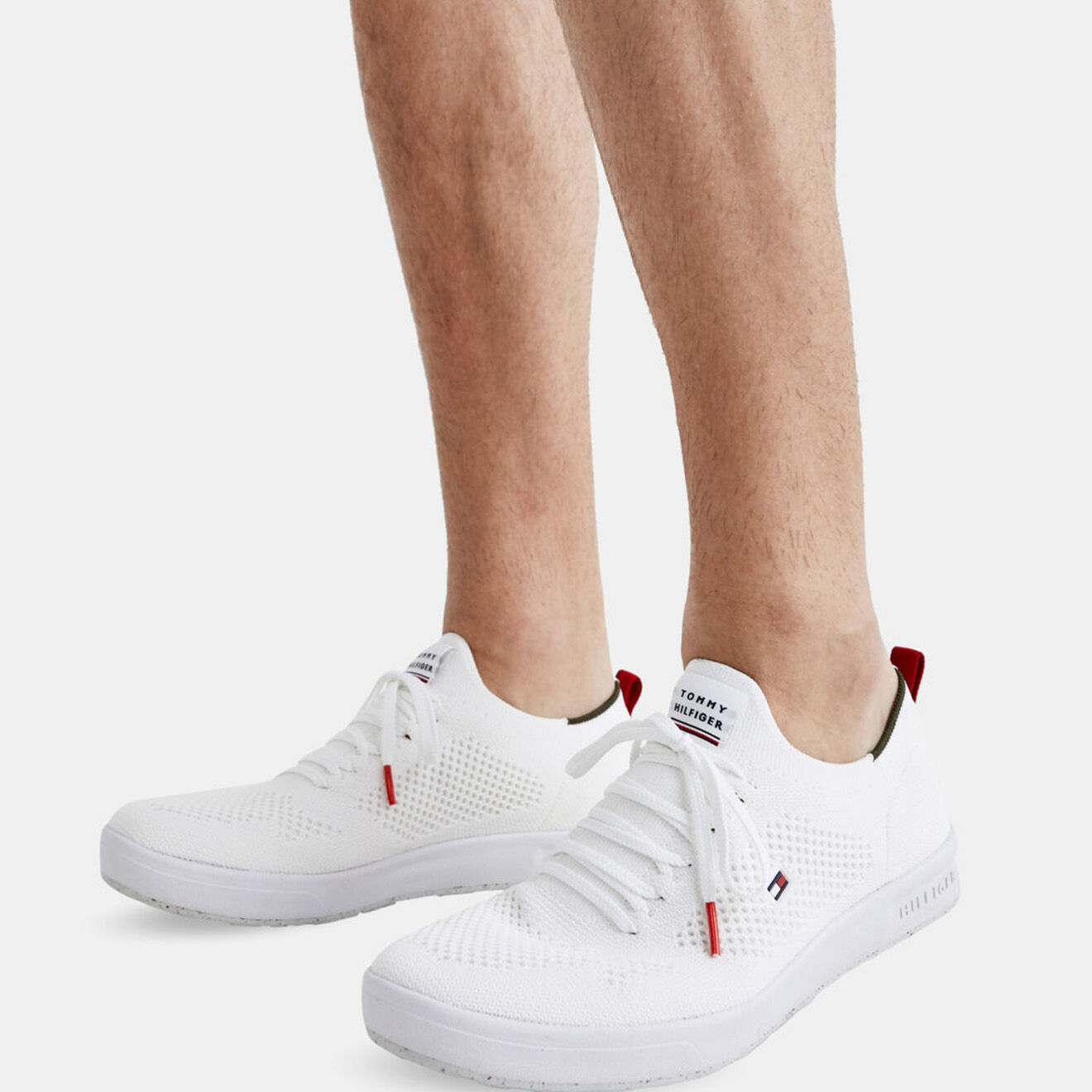 Tommy Hilfiger Baskets Sustainable Knit blanches