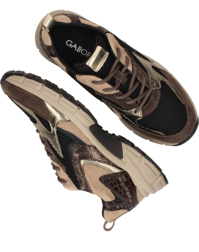 Gabor Sneakers Bruin Dames