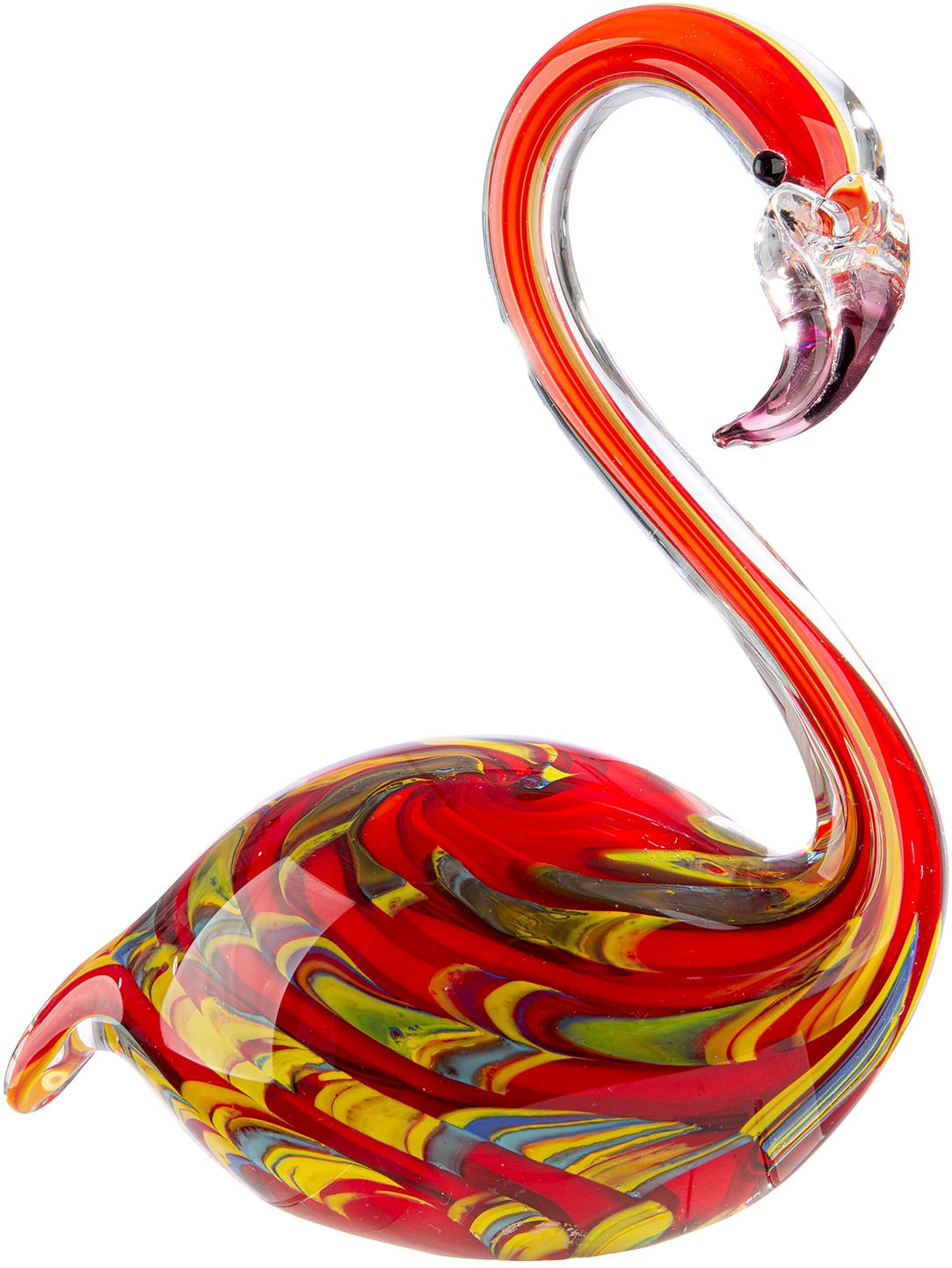 Casablanca by Gilde Tierfigur »Figur Vogel Flamingo mehrfarbig H. 17 cm«