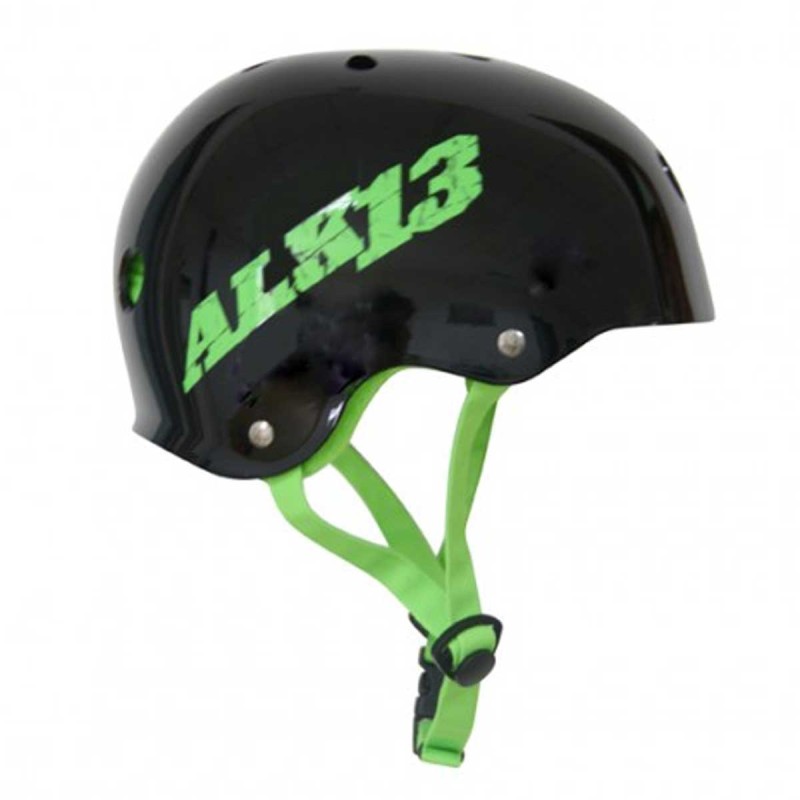 Casque ALK13 H2O+ Black - Logo Green - The Corner Shop
