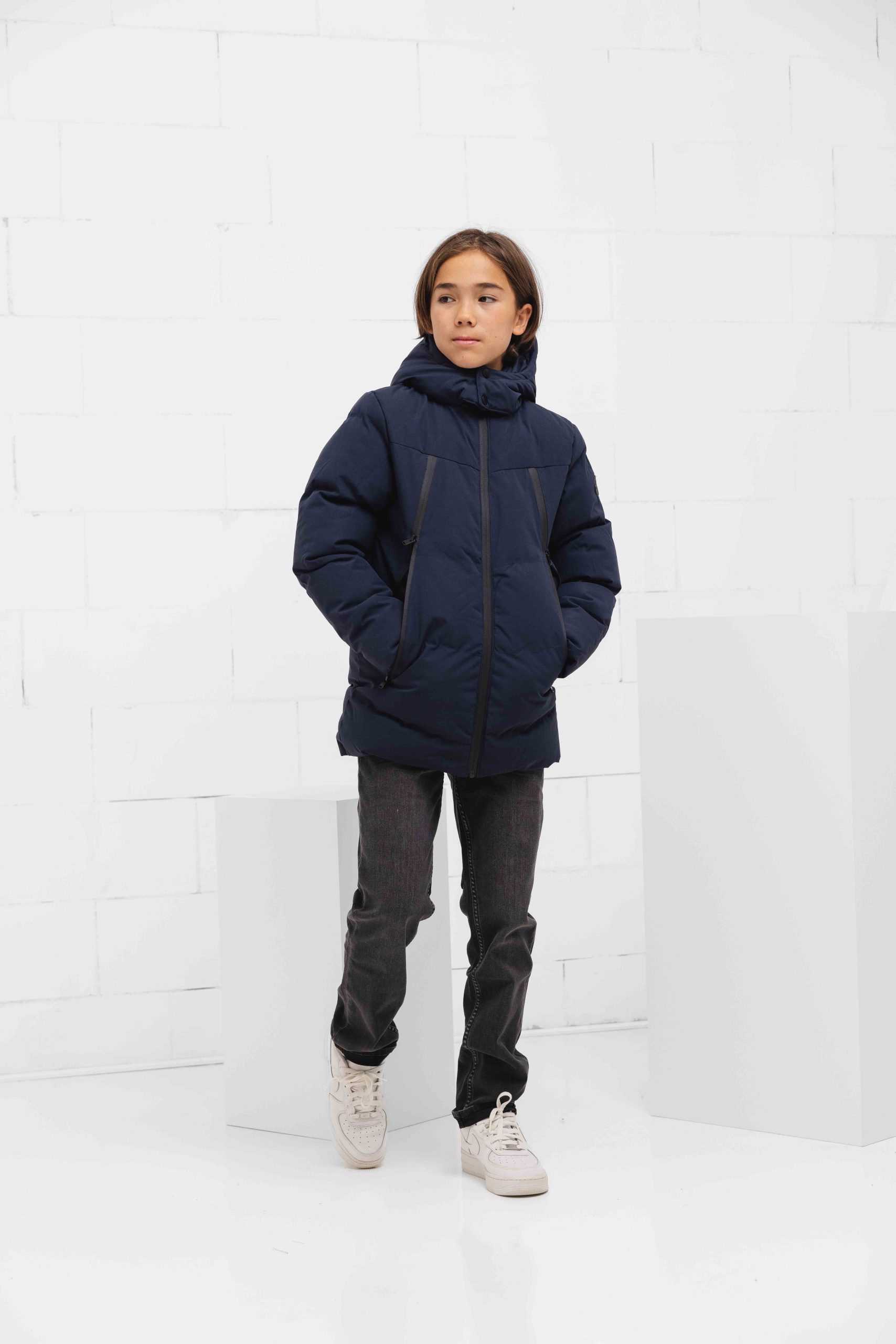 Vingino Thard Jas Kids Donkerblauw