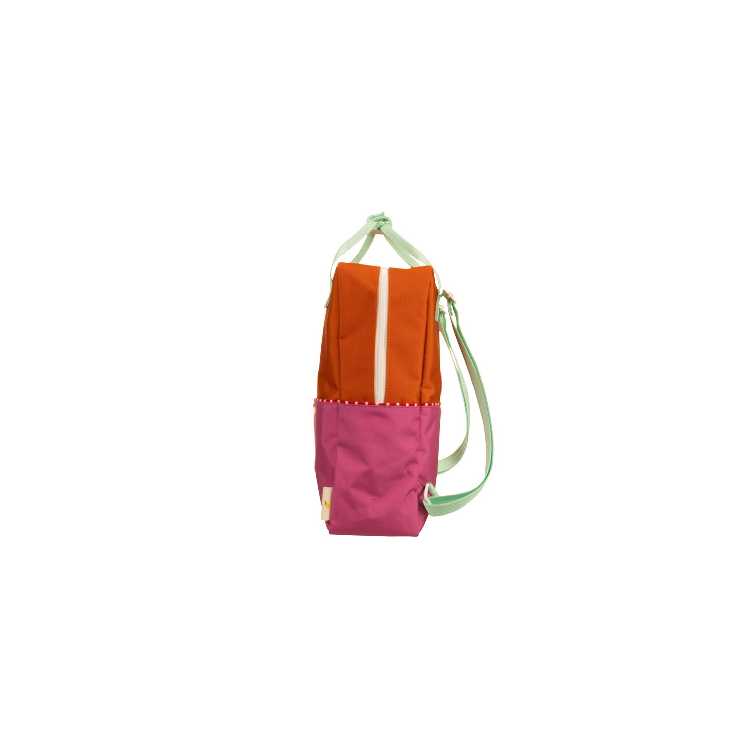 Sticky Lemon Better Together Colourblocking Backpack Large gravel orange rosette pink