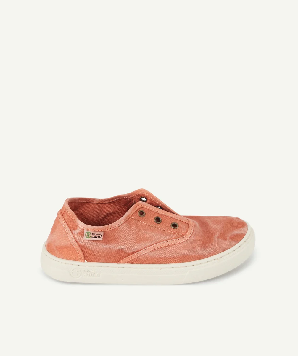 NATURAL WORLDBASKETS VIEUX ROSE EN TOILE FILLE