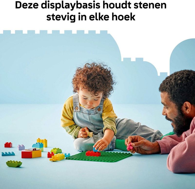 LEGO DUPLO - Groene Bouwplaat - Bouwspeelgoed - 16x16 Noppen - 25 cm