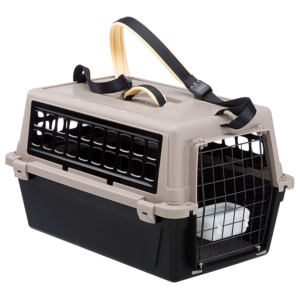 Porte-chiens chats voyage ferplast atlas trendy plus avec bandoulière 2 couleurs