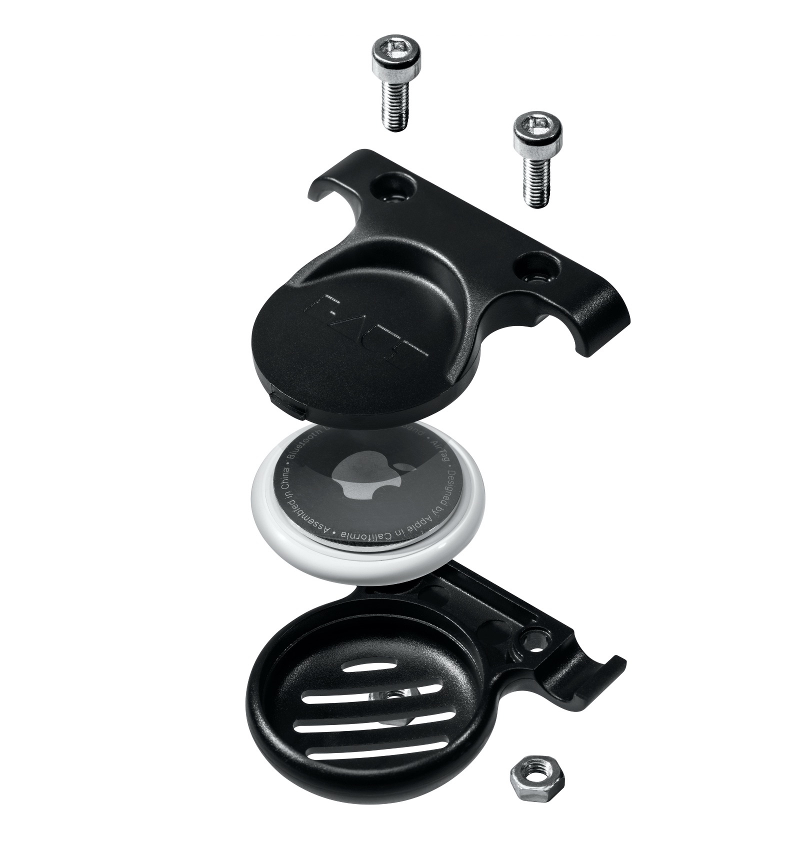 Bike Tag Saddle Mount Fahrrad Halterung Velo Sattel Halter für Apple AirTag (LT-AT-BS-BK) - Schwarz