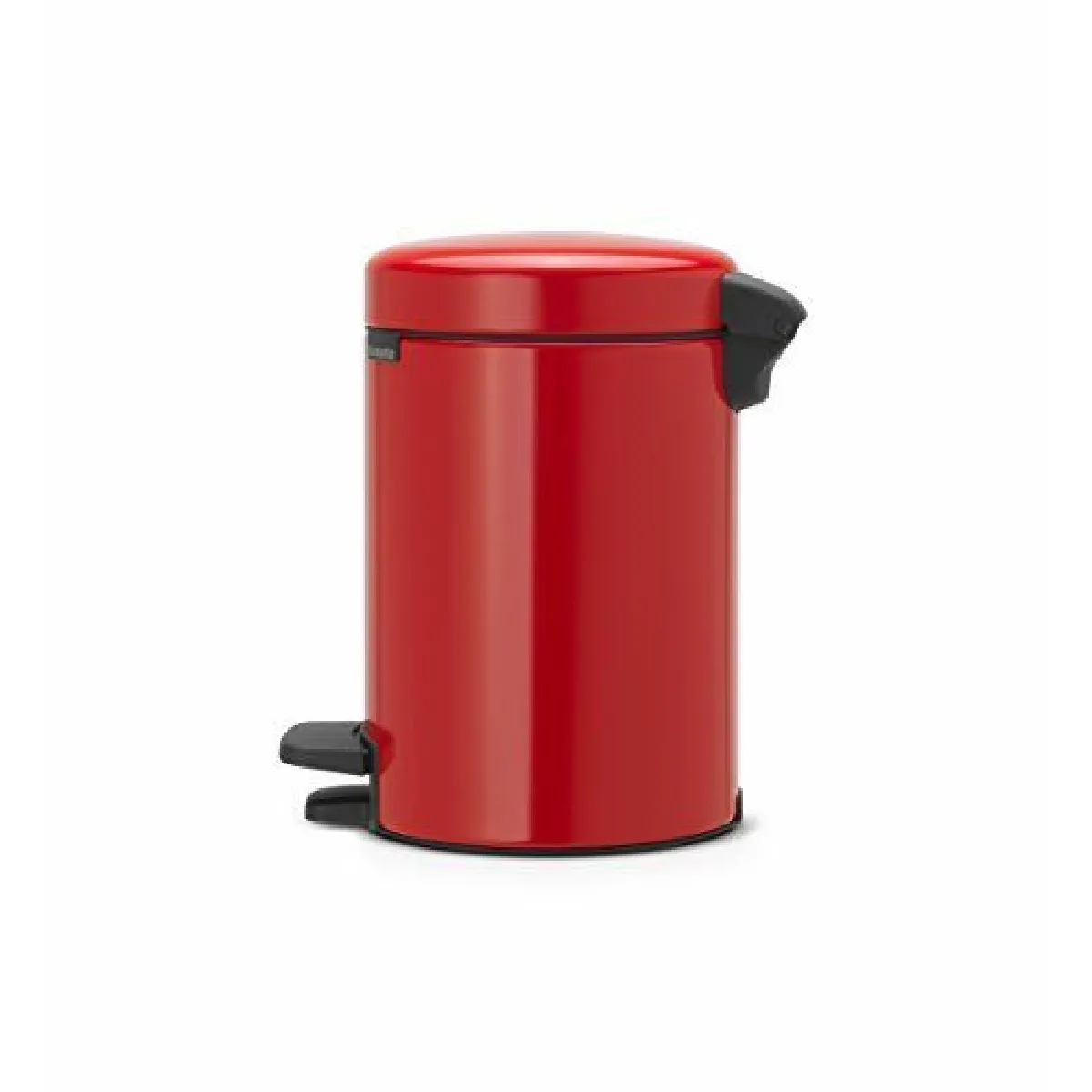 BRABANTIA Newicon Poubelle à Pédale 3L Rouge