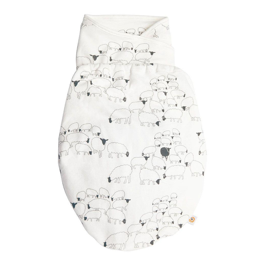 Couverture d'emmaillotage - Moutons
