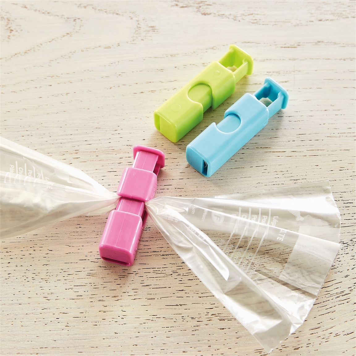 Lot de 12 pinces à sachets