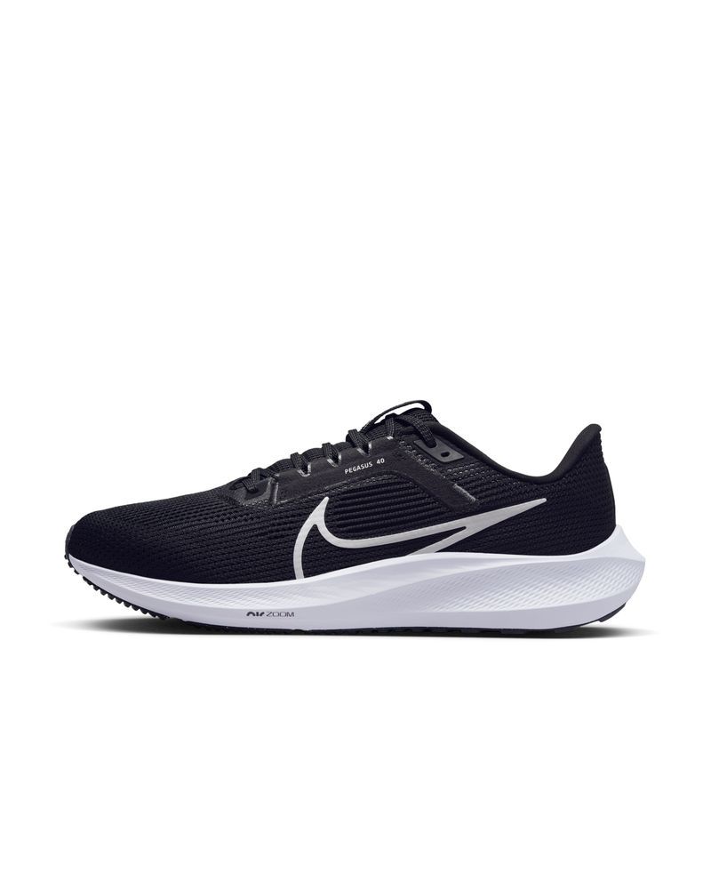 Chaussures de running Nike Pegasus 40 Noir & Blanc pour homme