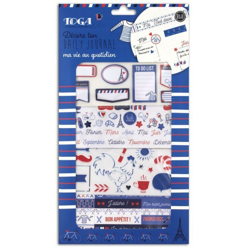 Bullet journal frenchy - coffret à personnaliser