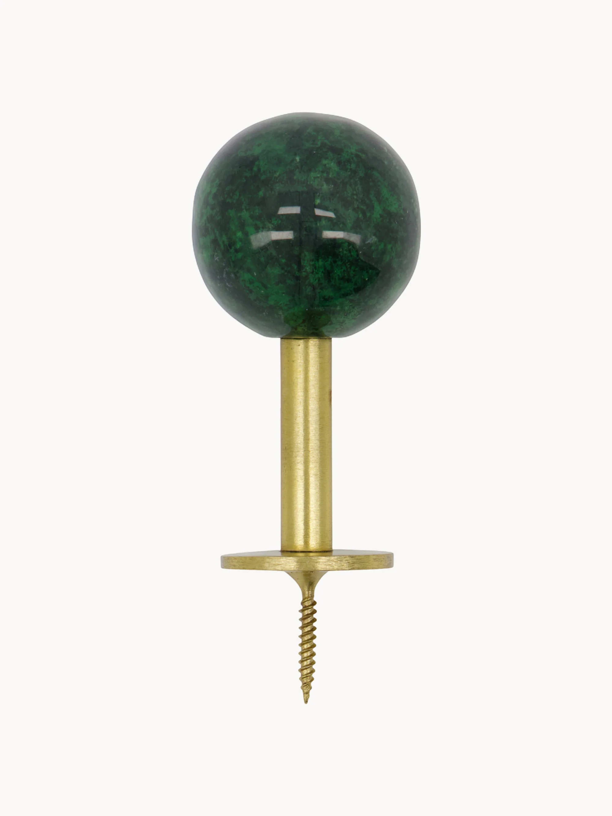 Handgemaakte metalen wandhaken Ball, 2-delig