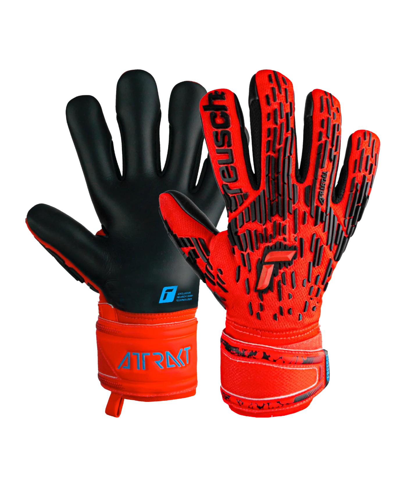 Reusch Attrakt Freegel Silver TW-Handschuhe Kids 2023 Rot Blau Schwarz F3333