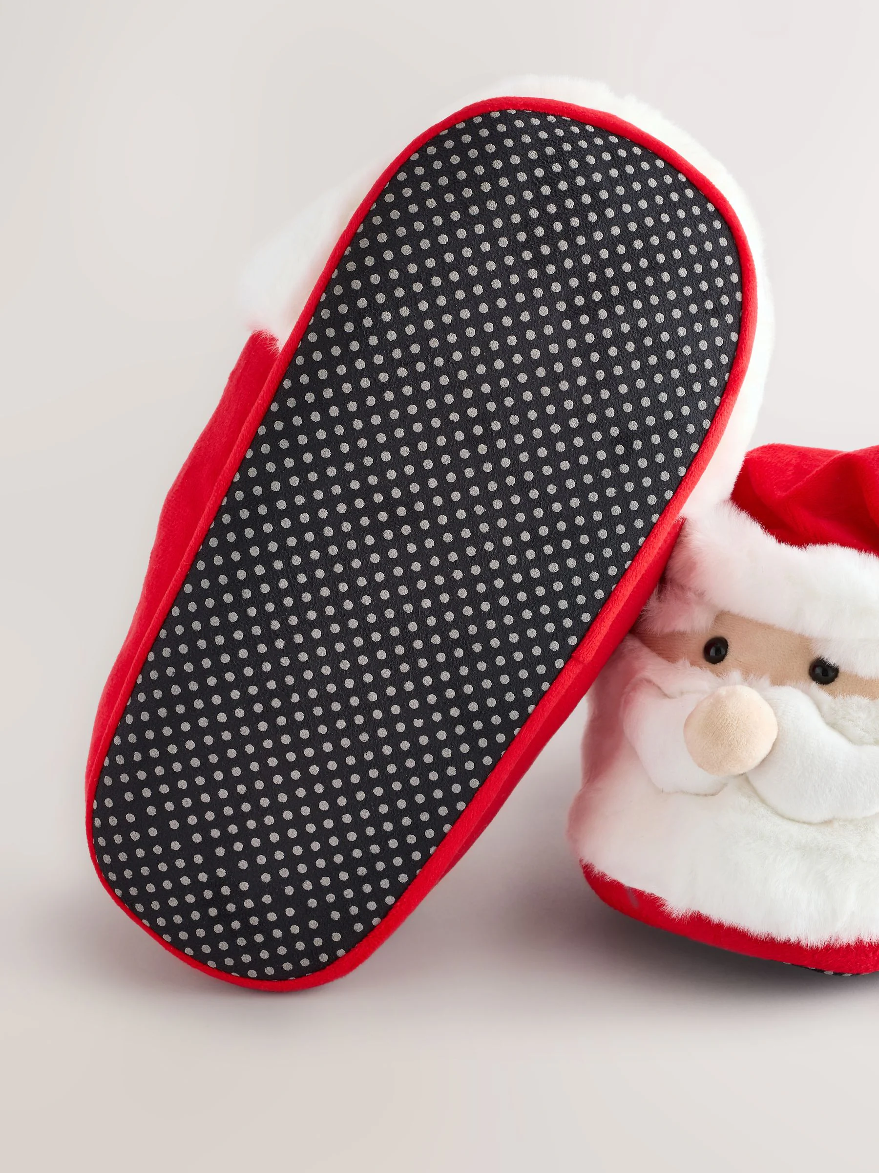 Rood - Kerstman kerstpantoffels
