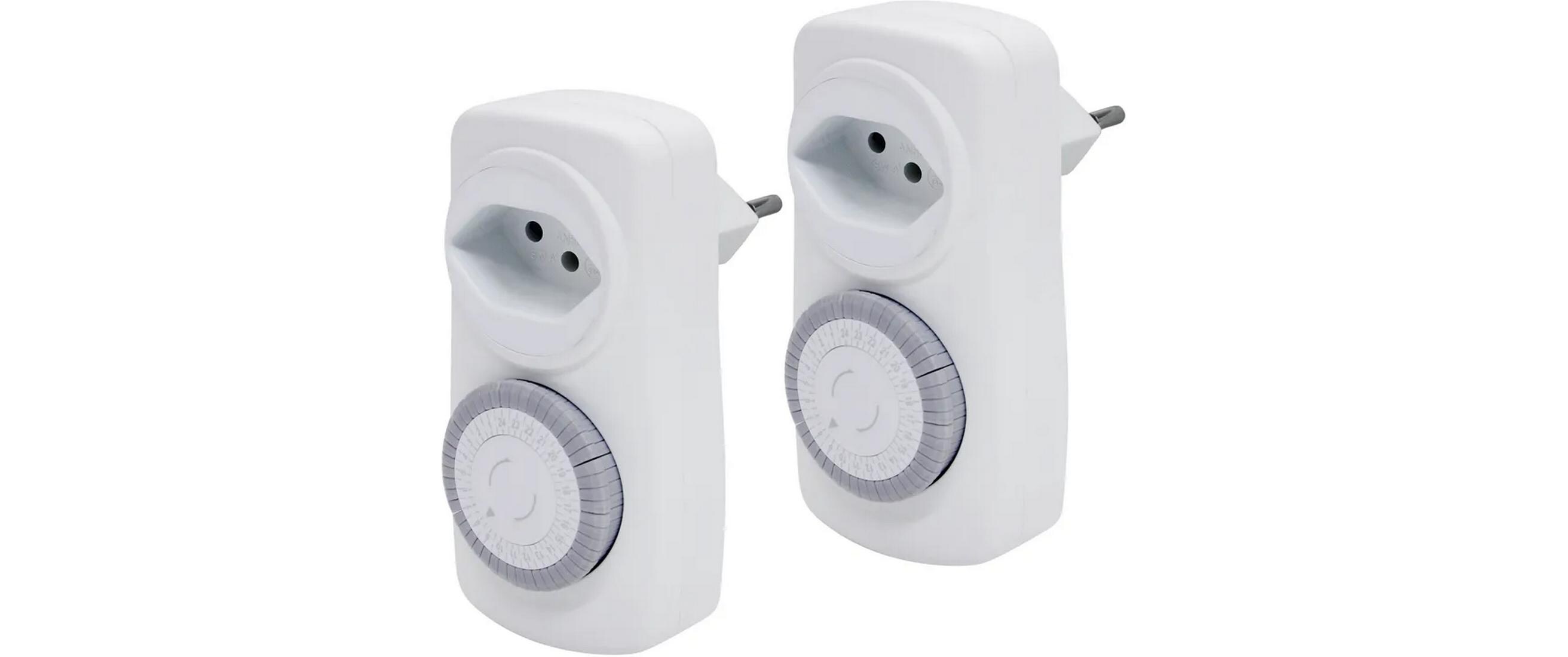 Zeitschaltuhr 24 h mechanisch, 2er-SetDoppelpack