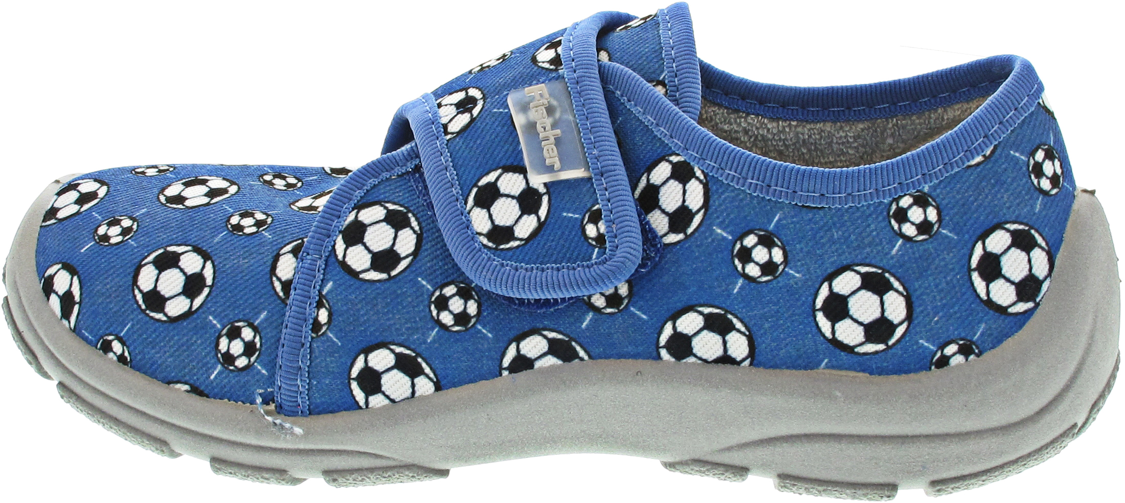 Fischer Markenschuhe Hausschuh blau