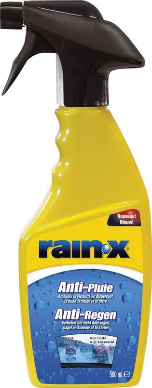 Rain-X - Anti-Regenspray - 500ml - Reinigt Glasoppervlakken - Waterafstotend