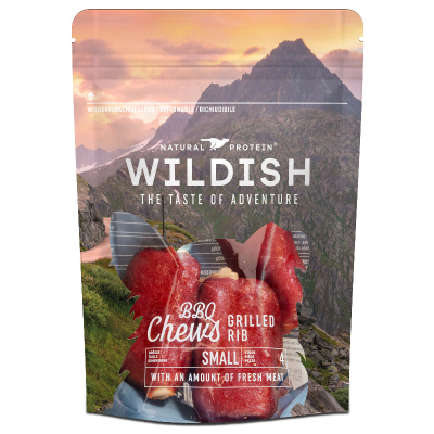 Wildish Dog BBQ Chews Grilled Rib S 4Stk.