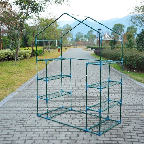 Galpão de jardim verde para cultivo de plantas
