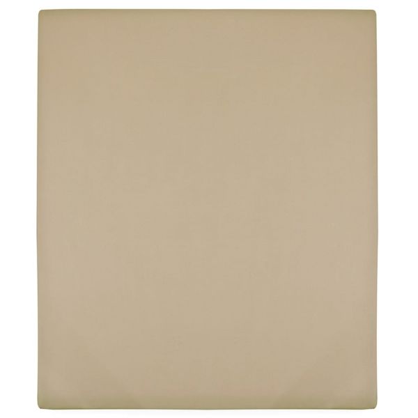 vidaXL Lençol Ajustável 90x200 cm Algodão Jersey Cinza-acastanhado - 3319719951