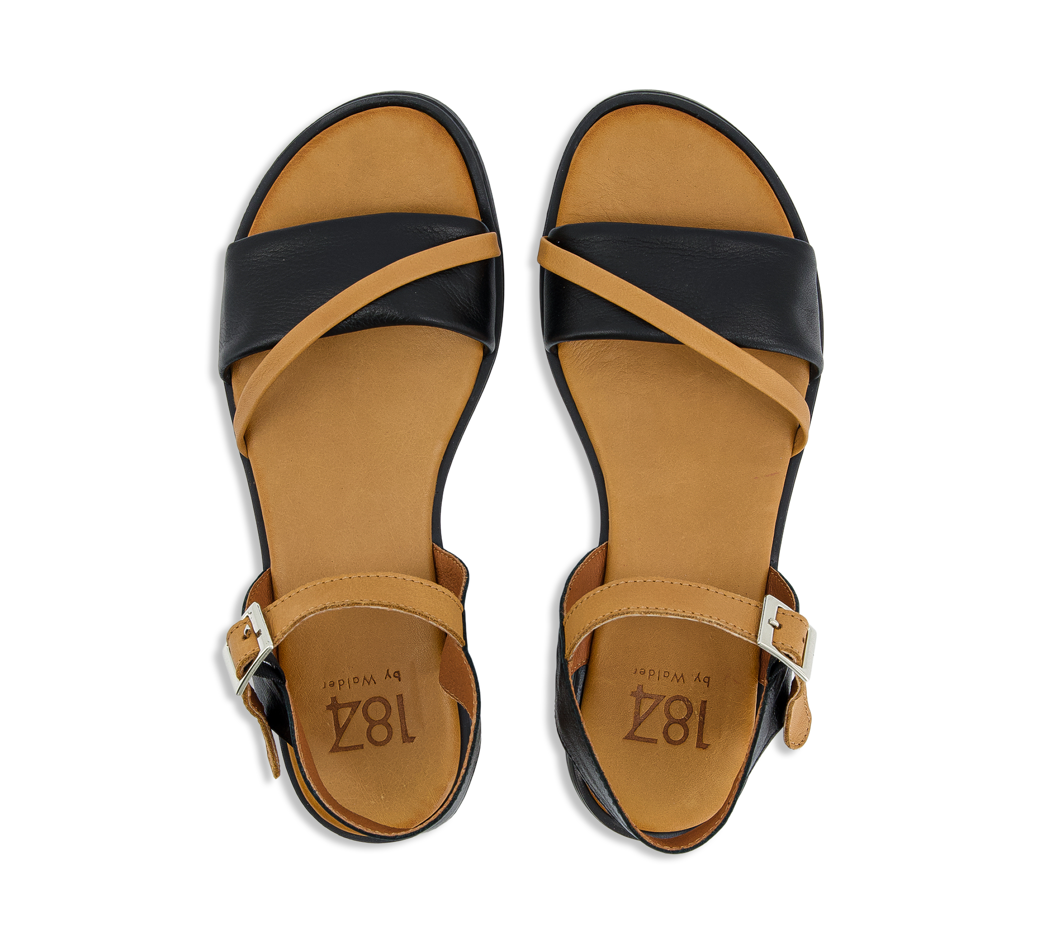 1874 by Walder Riemchensandalen schwarz
