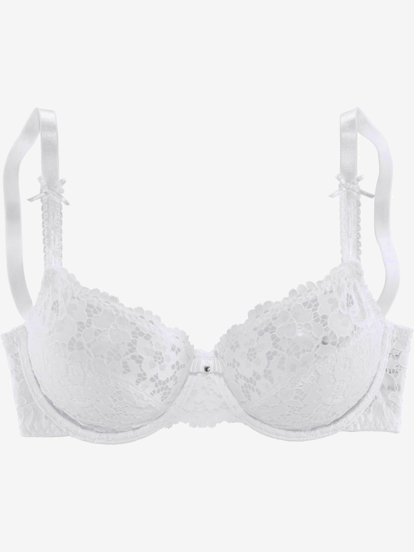 Soutien-gorge à armatures. bonnets en dentelle florale