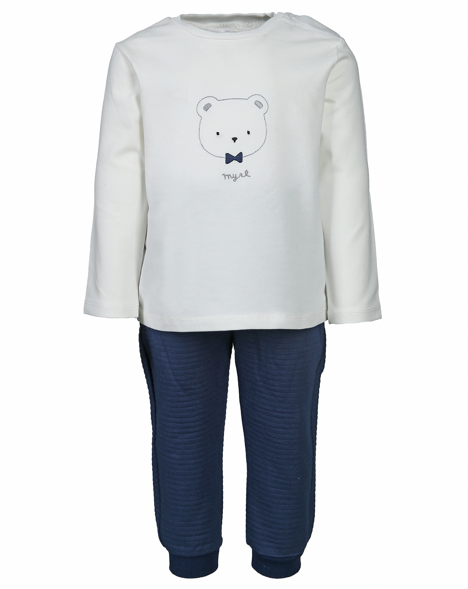 Sweatjacke OSO 3-teilig in night blue