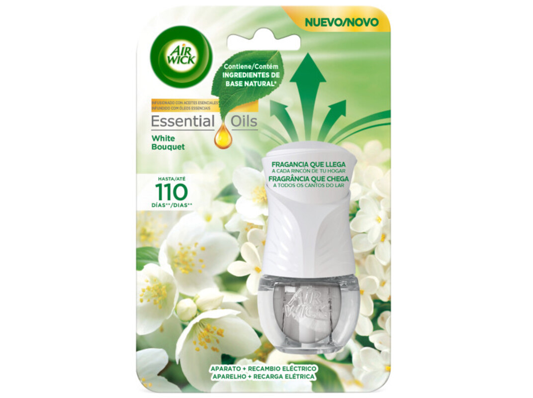 AMBIENTADOR ELÉTRICO AIR WICK WHITE BOUQUET 19ML