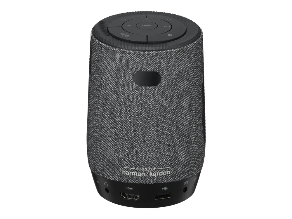 ASUS ZenBeam Latte L1 - DLP-projektor - LED - 300 lumen - 1280 x 720 - 16:9 - 720p - kort kast fikseret objektiv - Wi-Fi / Bluetooth - grå, sort
