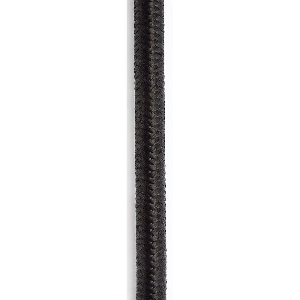 D'Addario PW-BG-15BK Braided instrumentkabel zwart 15ft (4.6 m) recht-recht