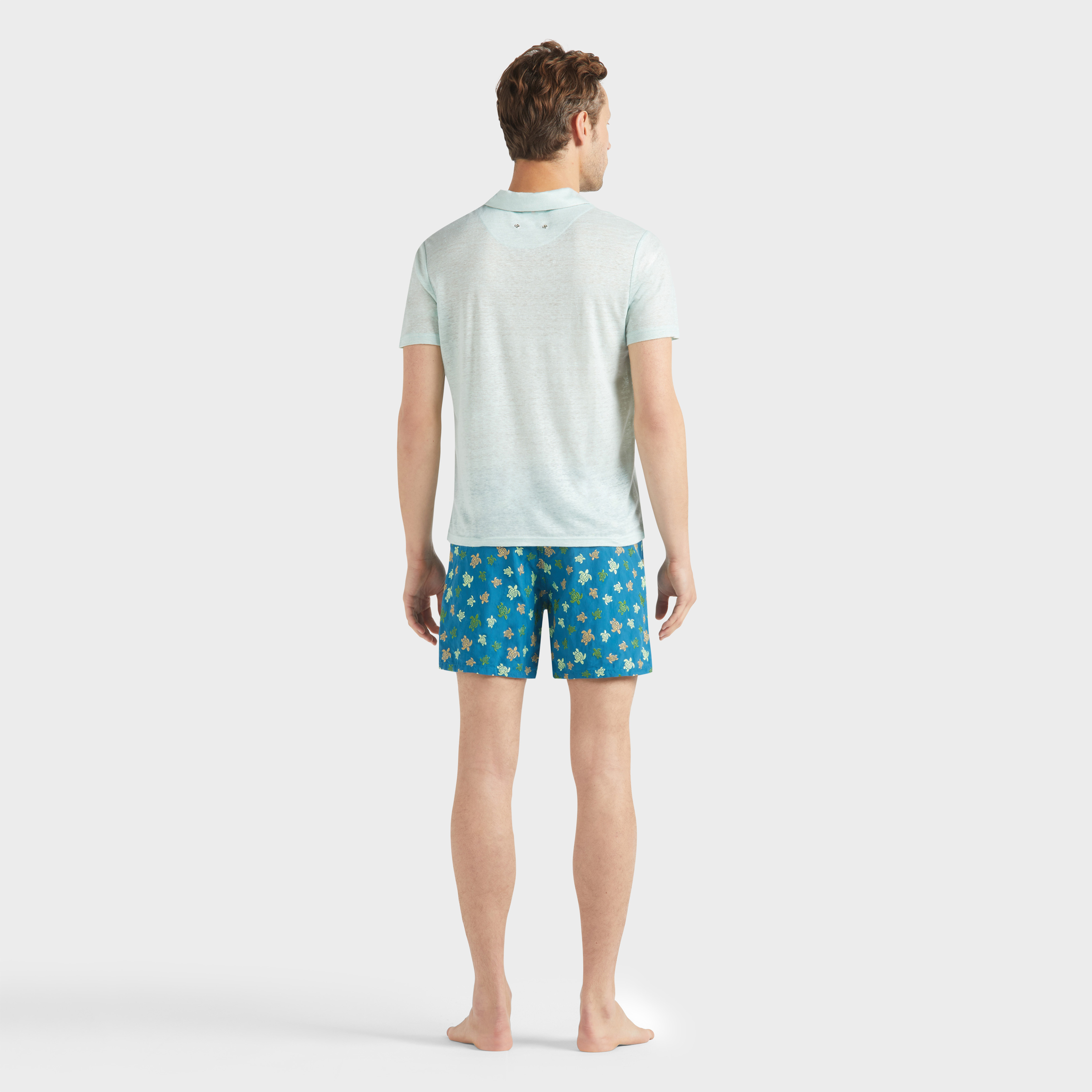 Polo en jersey de lin homme uni | Site Vilebrequin | PYRE9O00