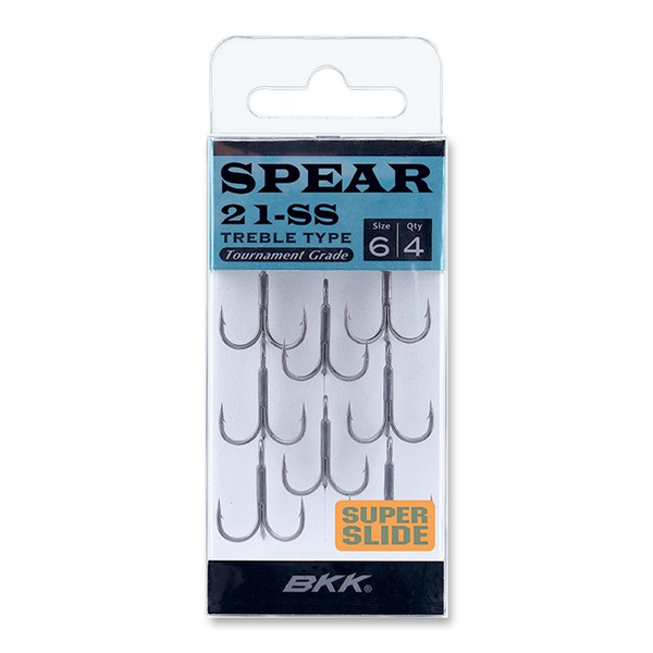 Hameçons Triples BKK Spear-21 SS Finesse Treble Hooks