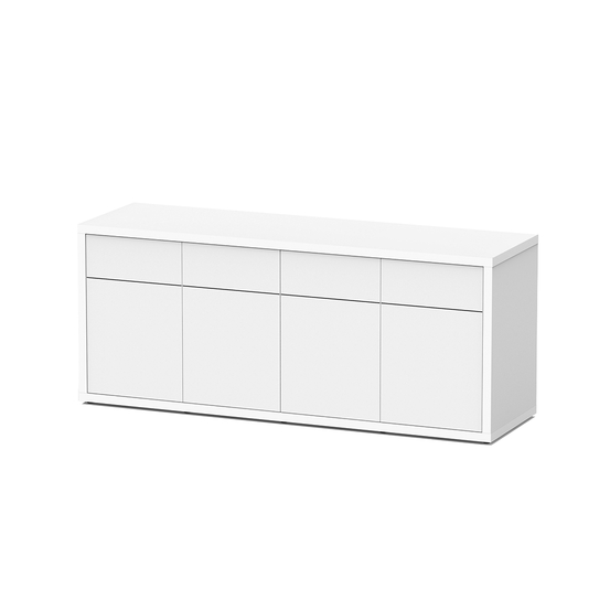 Meuble d'aquarium avec 4 portes Sublime Blanc L.200xP.60xH.83cm