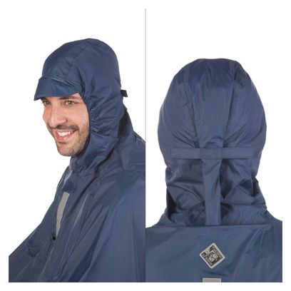 Cape Anti-Pluie Tucano Urbano Garibaldina Bleu