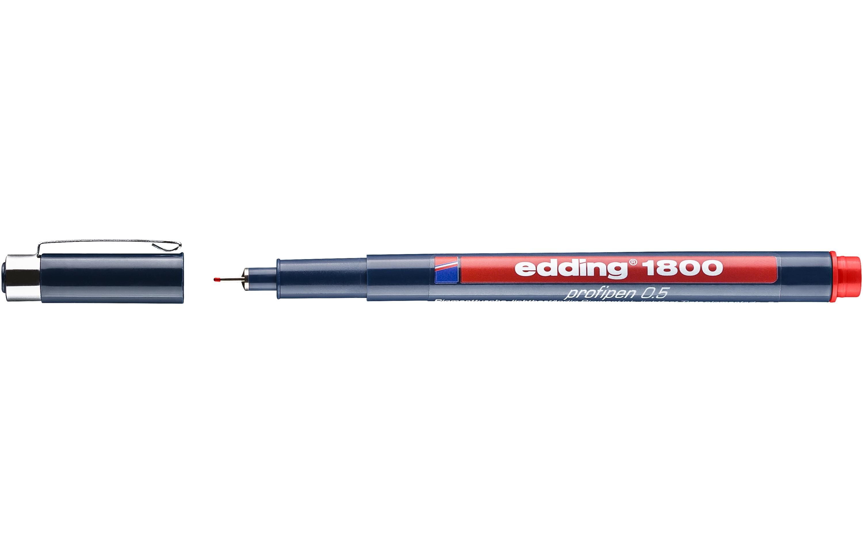 Profipen 1800 0.5 mm, RotPräzisionsfeinschreiber